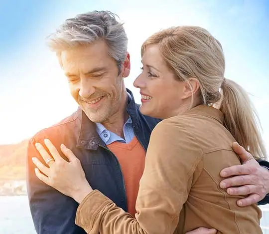 Man en vrouw liefde